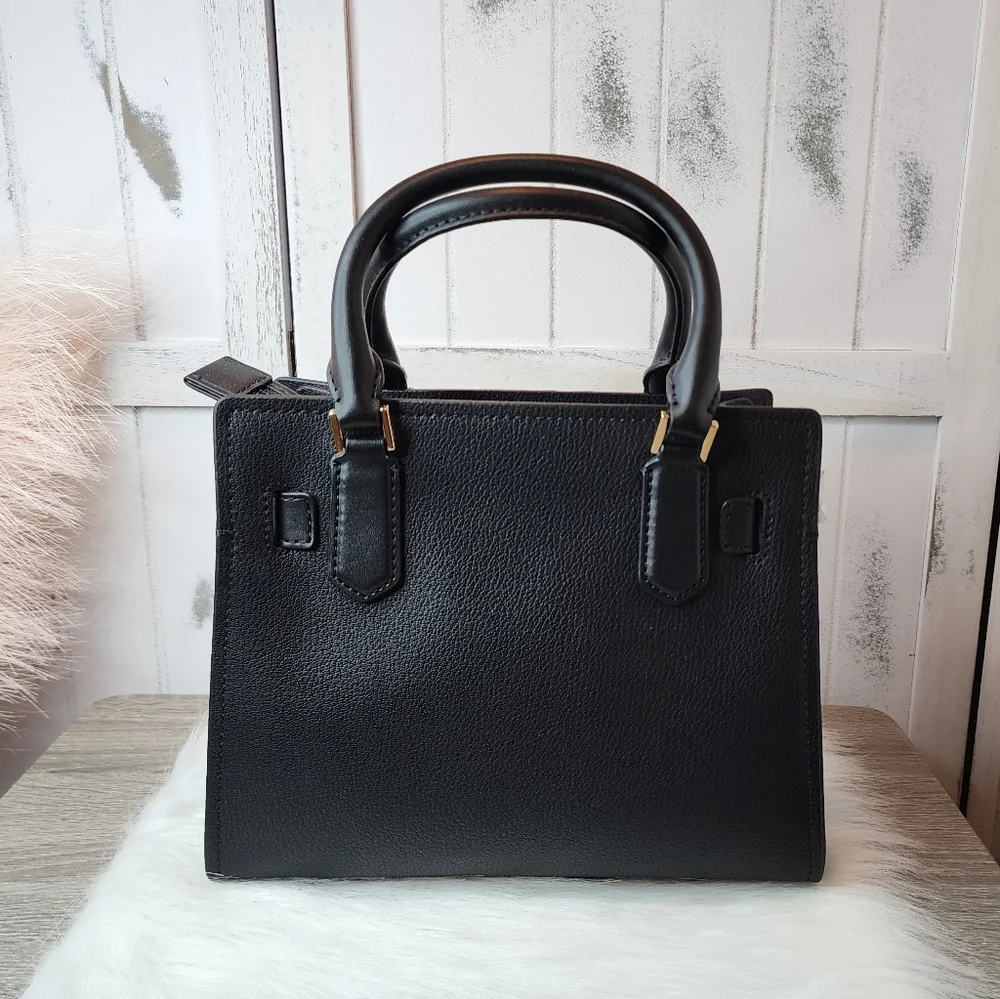 Michael Kors Hamilton Small Leather Animal Print Satchel